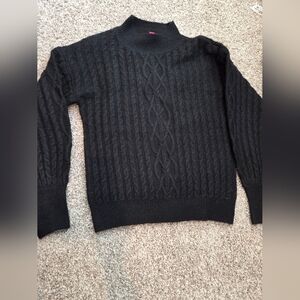 Vince Camuto Black Knit Sweater